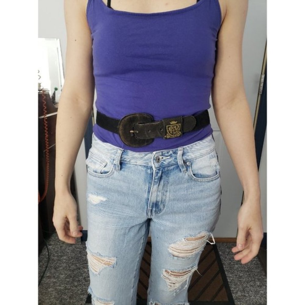 Vintage 80s‎ Gitano Leather Belt